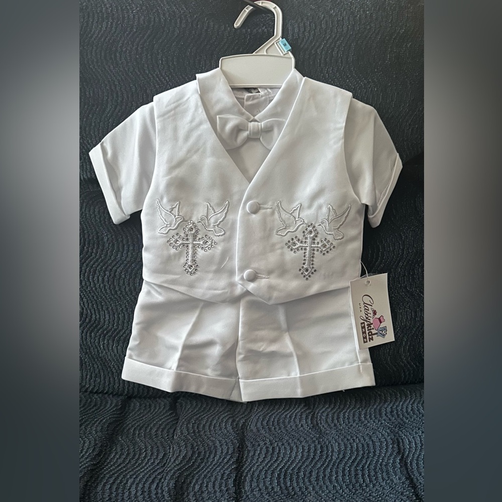 Baptism or Christening baby boy outfit, new, never woren.
